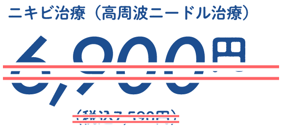 ニキビ治療（高周波ニードル治療）